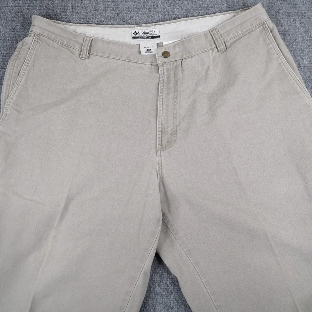 Columbia‎ Utility Pants Mens 42x30 Tan Khaki Gorpcore Carpenter Workwear